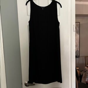 Eileen Fisher Elegant Black Mini Dress